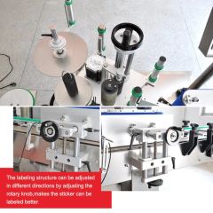 Automatic Bottle Can Rolling Vertical Labeling Machine Trademark APM Model NO. APM-L211 HS Code 8443192290 Driven Type - Image 5