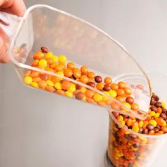 Commercial Utility Scooper Round-Bottom Plastic Ice Scoop - Image 3
