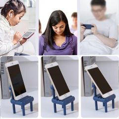 Creative Chair Design Desktop Phone Holder Adjustable Mobile Phone Holder Stand - Image 5