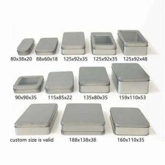 Custom Printed Metal Rectangular Empty Hinged Tins Mini Portable Box Containers Small Empty Condoms Metal Tin Box - Image 4