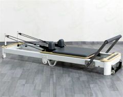 Yoga Studio Training Physiotherapy White Aluminum Alloy Lady Portable Folding Pilates Reformer Bed - Image 6