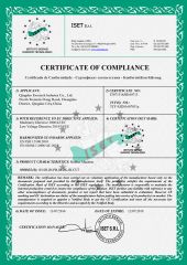 CE certificate from Qingdao Evertech Industry Co., Ltd.
