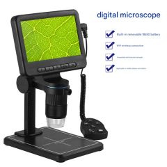 5-Inch High-Definition 2 Million Microscope Screen Type Biological Model NO. MI006 Principle Optics Mobility Portable Transport Package - Image 2