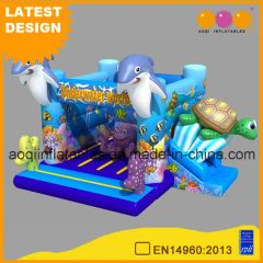 Undersea World Inflatable Bouncer Slide Combo (AQ01742) - Image 1