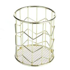 Rose Gold Wire Pen Holder 8*10.6CM 103G OEM 5-7D 1Y MOQ100 Material Wire Origin Ningbo Trademark OEM Payment Terms: T/T HS Code 4411141900 - Ningbo Yingxin Crafts Co., Ltd.