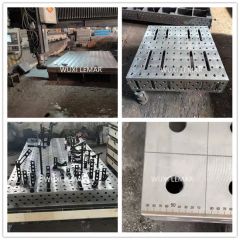 1500 3000 100mm D16 Cast Iron Modular Fixture Table - Image 6