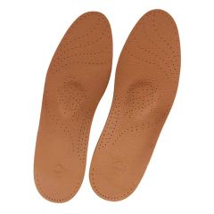 Customized Orthotic Insoles - Quilted Leather Padded Arch Support - Image 3