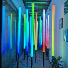 Artnet Control 2m Addressable DMX Pixel Standing 3D RGB LED Tubes - Image 2