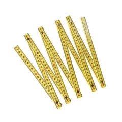 1m/2meter Yellow Color ABS Plastic Folding Ruler Accuracy 1mm Range 0-200cm Model NO. WF06 HS Code 90178000 Precision - Image 2
