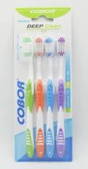 4 Sets Toothbrush for Adults with Multiple Brushing Options Usage Home Age Group Adult Handle Material PP Brush Hardness - Image 6