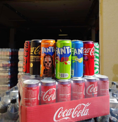 MIXED RETAIL PALLET SPRITE, FANTA, COCA-COLA, PEPSI 330ML CANS Branded Beverages For Sale - Image 2
