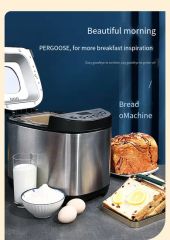 Automatic Electric Bread Maker with Big Viewing Window Origin China Trademark SWF Model NO. BR-1 G.W/N.W 13/10kg Certification - Image 2