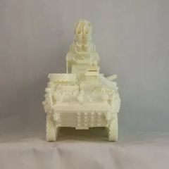 Custom Combat 3D Printed Tank Model for Display Prototype Service - Image 2