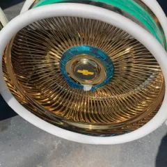 26 Inch Gold Wire Wheel Chrome Wheels Spoke Rims with Custom Center Caps - Image 2