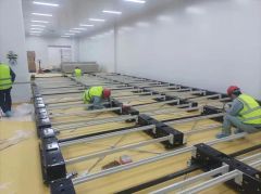 Industrial Warehouse Storage Heavy Duty Electric Mobile Rack Origin China Material Steel Structure Rack Mobility Mobile Trademark Aplus - Nanjing Aplus Machinery Equipment Co., Ltd