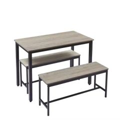 2-Bar Tables Dining Set with Chair Kitchen Counter - Image 3