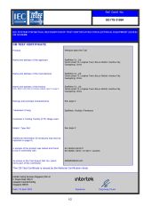 CB for Asia certificate from Sparelax Co., Ltd.