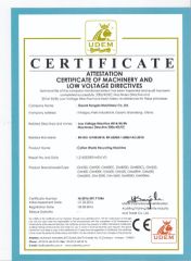 CE certificate of Shandong New Haina Machinery Co., Ltd. – certificate photo, supplier certificates section