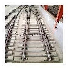 Uic60 1: 12 Railway Turnout with High Manganese Steel Frog - Shanghai Bosheng Industries Co., Ltd.