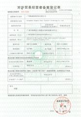 License Photo certificate from Guangzhou Kingwell Heat Transfer Technology Co., Ltd.