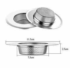 Stainless Steel Kitchen Sink Strainer Shape Round Color Silver Water Flow Free Flow Material Stainless Steel Diameter Full Rim 4 - Image 2