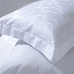 Breathable Bleached Pattern Polycotton Jacquard / Dobby Fabric for Textile Use - Image 1