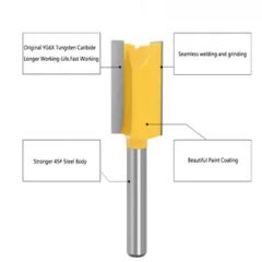 5PCS Straight Bit Router Bit Set Milling Cutter for Woodworking - Image 2