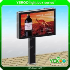 Double Side Advertising Backlit Billboard Steel Structure Size 3X6m Origin China Trademark YEROO Specification 3x4m Model NO. - Image 1