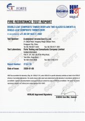 BSEN certificate from Guangdong Yohome Door Co., Ltd.