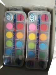 WK12 12Color Plastic Art Paints Safety OEM China MOQ100 15D Test Safety Origin China Trademark oem Model NO. WK12 Type Art Paints - Image 2