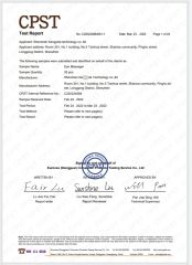 OPTIC certificate from Dongguan Homerelax Technology Co., Ltd.