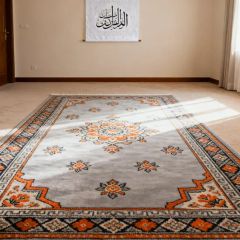 High Quality Solid Color Tapis De Priere Muslim Islam Prayer Rug Thick Prayer Mat - Image 2