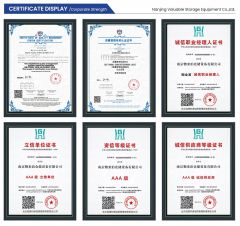 certificate02 certificate from Nanjing Valuable Storage Equipment Co., Ltd