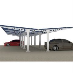 Customized Solar Panel Mounting Brackets Garages Carport Solar Mounting Structure for Car Parking - Image 6