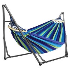 Outdoor Garden Hammock with Standhammock Without Woodbar Canvas Material Hammock - Zhejiang Juhong Industry Co., Ltd