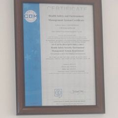 HSE certification certificate from Jinan Guohua Green Power Equipment Co., Ltd.