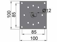 Aluminium Side Plate Bracket Motor Bracket Kind Slat Warranty 3 Color White Origin China Style Modern Material Aluminum Trademark ALUTTER - Image 6