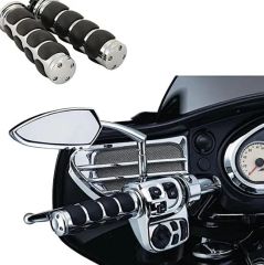 Universal Motorcycle Hand Grips for 1" / 25mm Handle Bars - Image 5