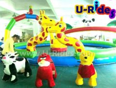 Promotion Fun Animal Ride Walking Animal Car Essential for Shopping Mall Playground - Image 1