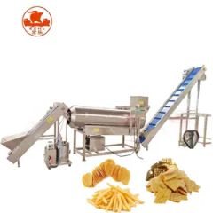 Stainless Steel Corn Puffs Flavoring Tumbler Making Machines/Corn Snacks Seasoning Making Machines - Image 6