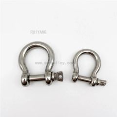 Bow Shackle Stainless Steel Shackle Color Silver Condition New Origin Xinghua HS Code 73182900 Model NO. 2-50mm Trademark - Image 1