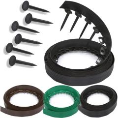 No-Dig Landscape Lawn Edging Garden Decoration Thick 2mm Trademark GN Package Roll Model NO. GN Length 10meters Material - Image 4