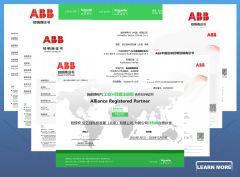 Schneider certificate from Shiny-Control Technology Develop (Beijing) Co., Ltd.
