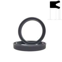 Pneumatic Hydraulic Elastomer Rubber Un U Cup Piston Rod Shaft Seal Ring NBR EPDM FKM HNBR - Qingdao Carlock Sealing Technology Co., Ltd