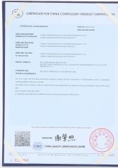 3C certificate certificate from SHENZHEN WE TRY TECHNOLOGY CO., LTD.