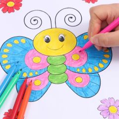 12 Vibrant Colors Long-Lasting Smooth Ink Paint Markers Water Color Pen - Image 2