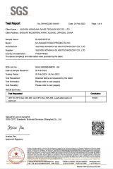 Glass Bottle Test Report certificate from Xuzhou Furun Packing Products Manufacturing Co., Ltd.