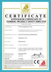 CE Certificate certificate from Jinan Senya Equipment Co., Ltd.