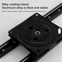 Adjustable Modern Kitchen Island Table Rotating Middle Bar Removable Dining Slide Pull Extension Retractable Table Slide - Image 3