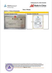 Certificate 14 certificate from JIANGSU PINGWEI MATERIAL TECHNOLOGY CO.,LTD
